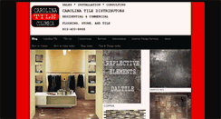 Desktop Screenshot of carolinatile.com